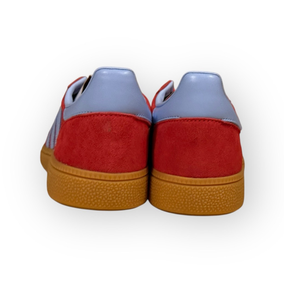 Adidas Handball Spezial W JR3607 Womens 10 Red Suede Light Blue Gum Sneakers - Picture 4 of 9